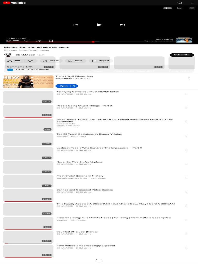 Places You Should Never Swim Youtube Pdf
