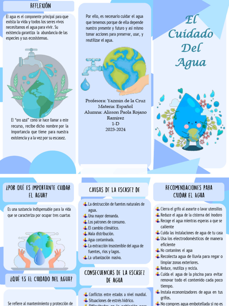 Importancia y Cuidado del Agua | PDF | Agua | Ciencias de la Tierra