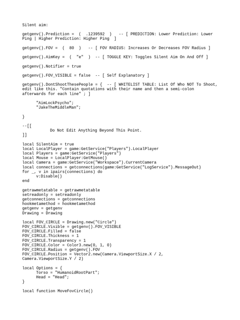 Da hood script pdf