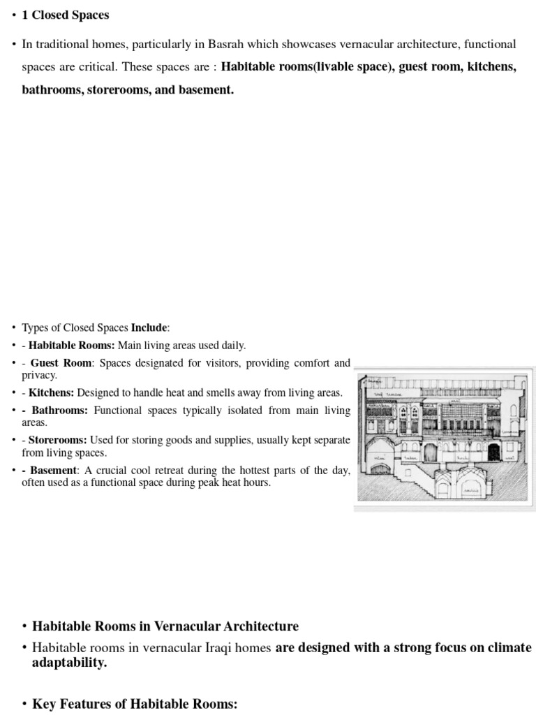 Vernacular Architecture Lecture 5 | PDF | Basement | Architectural Design
