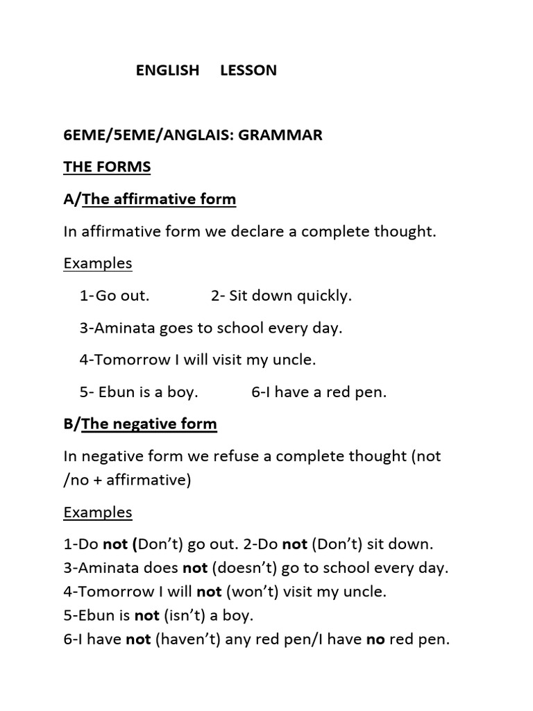English Grammar for Beginners | PDF | Language Arts & Discipline ...