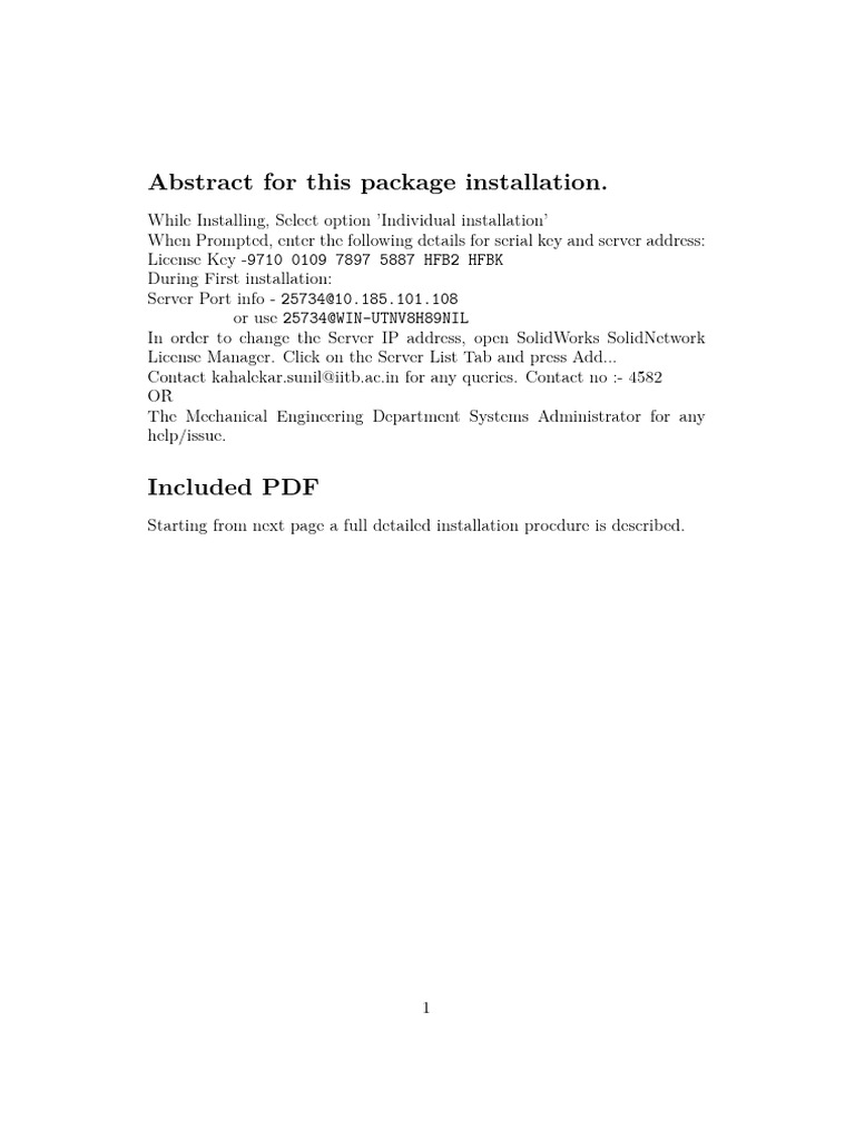 SolidWorks 2025 Installation Guide | PDF | Operating System Families ...