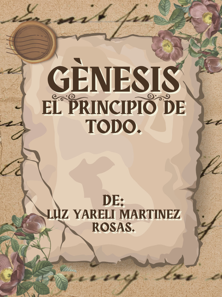 Gènesis El Principio de Todo | PDF | Libro del Génesis | Tora