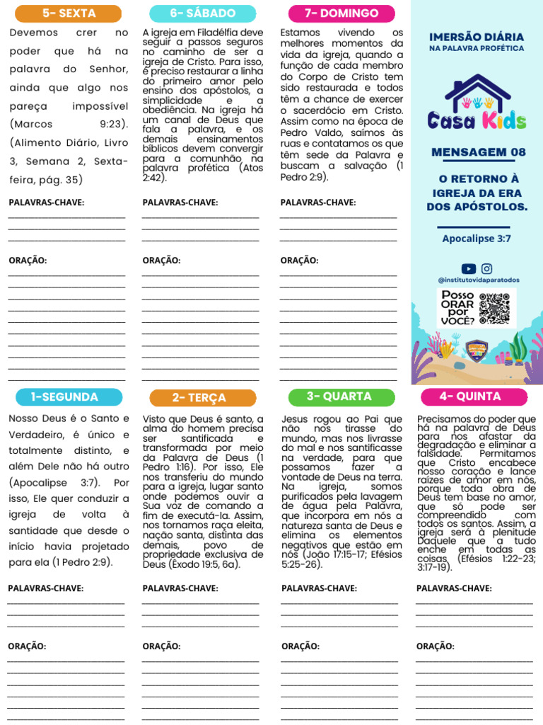 Panf. Palavra-Chave Casa Kids Mens. 8 - Minúscula | PDF | Santo ...