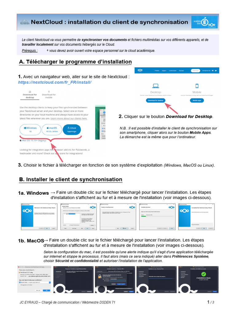 Installer et configurer Nextcloud | PDF | Application | Serveur ...