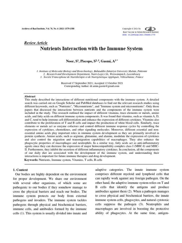 Jurnal 1 | PDF | Immune System | Innate Immune System
