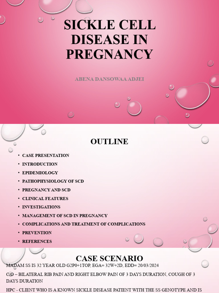 Sickle Cell Disease Management in Pregnancy | PDF | Childbirth | Pregnancy