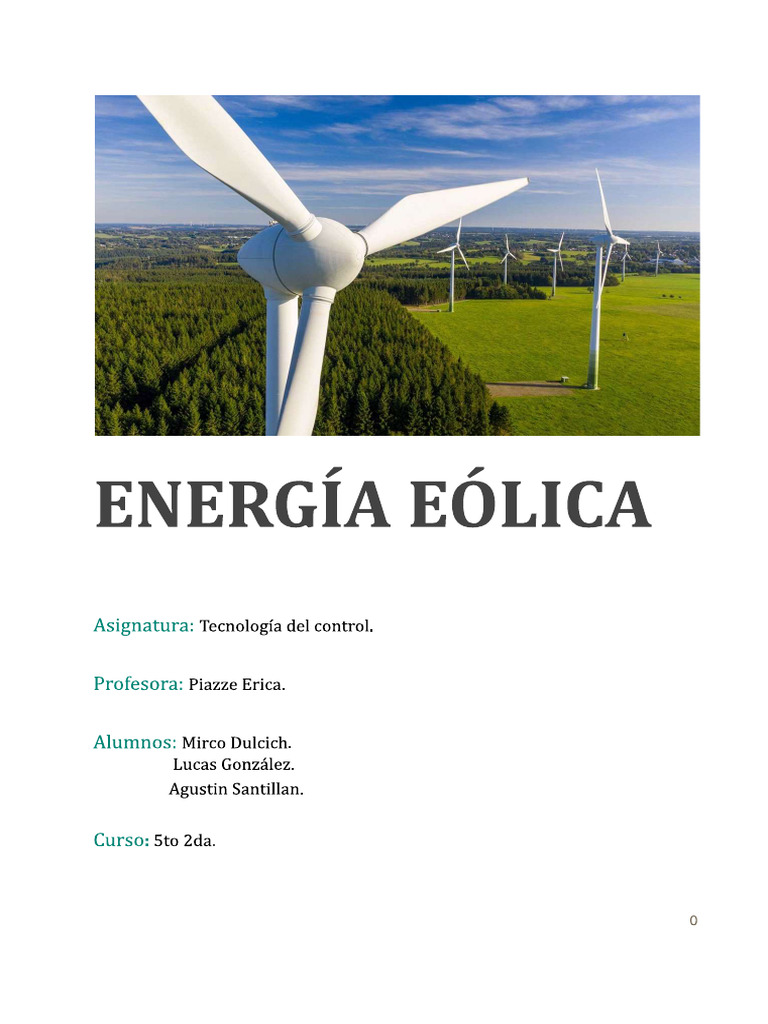 Energia Eolica | PDF