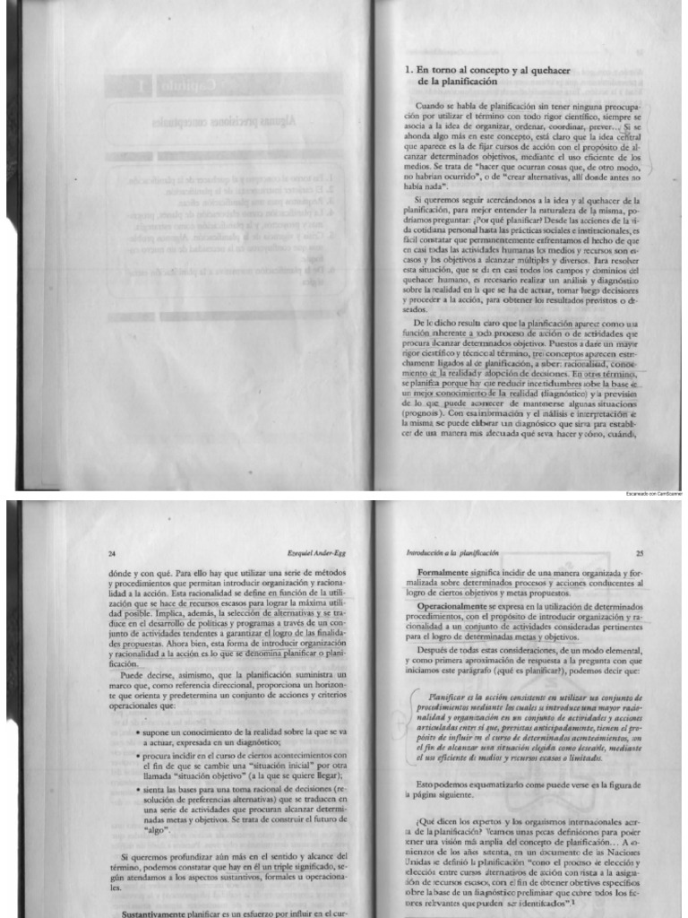 ANDER EGG, EZEQUIEL - Introduccion A La Planificación | PDF