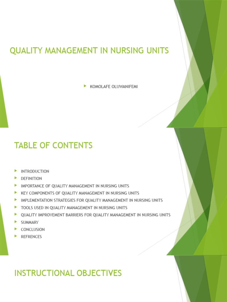 QUALITY MANAGEMENT DEFINITION IN NURSING MANAGEMENT intelligence overview