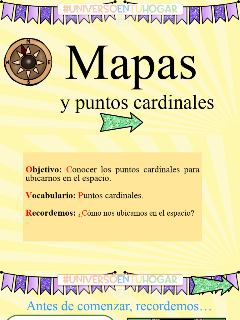 Clase 15 - Mapas y Puntos Cardinales | PDF | Continente | Mapa