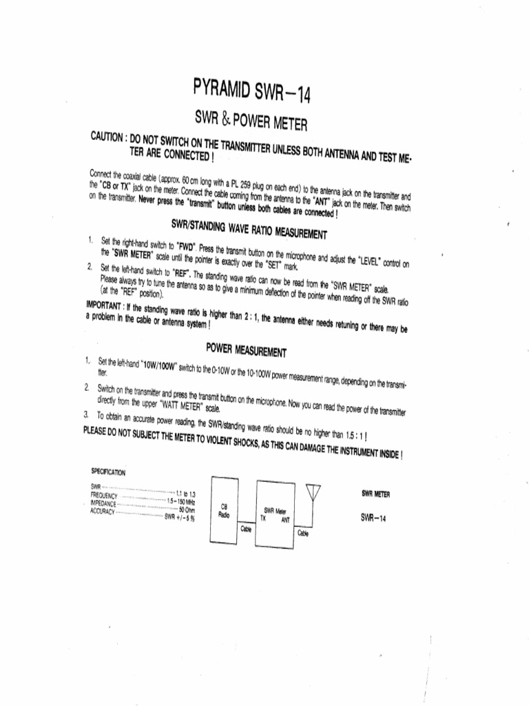 SWR14 | PDF