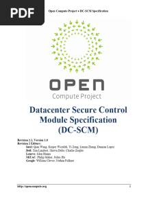 Ocp DC-SCM Rev2.1 Ver1.0