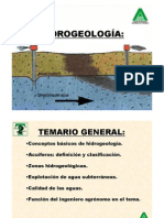 Hidrogeologia 2010