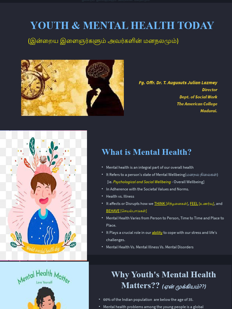 Youth and Mental Health - SRC - Tcy2023 | PDF | Mental Health | Mental ...