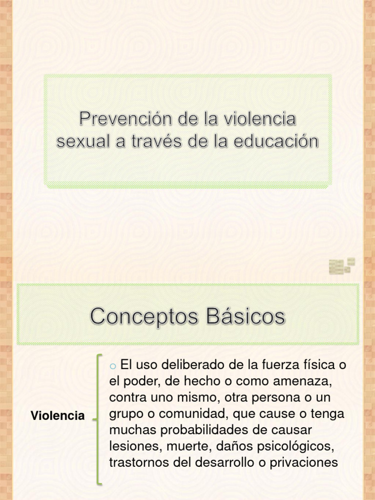 Prevencion de La Violencia | PDF | Violencia | Violación
