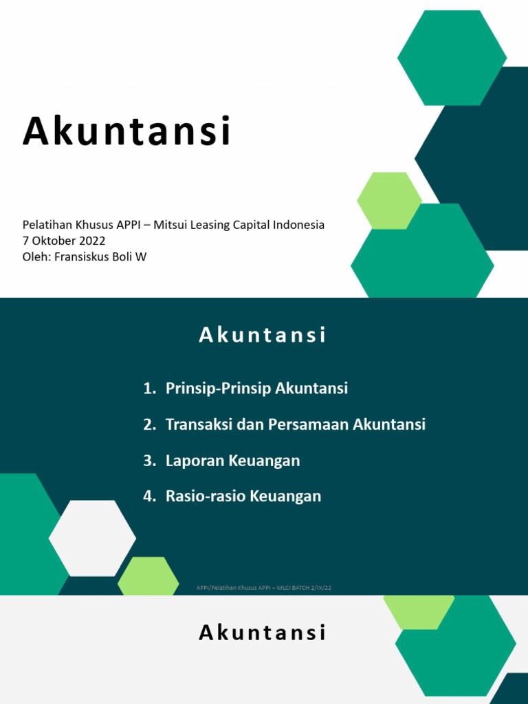 Pelatihan Akuntansi APPI 2022 | PDF