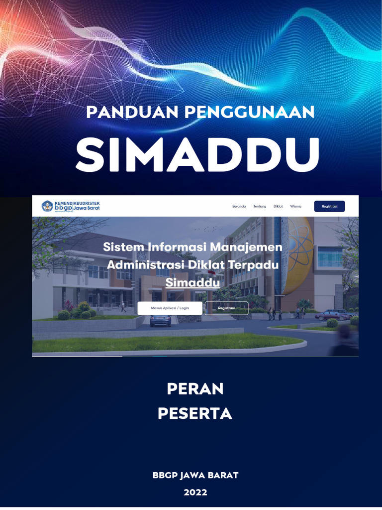 Manual Book Simaddu Peran Peserta | PDF | Karier & Perkembangan