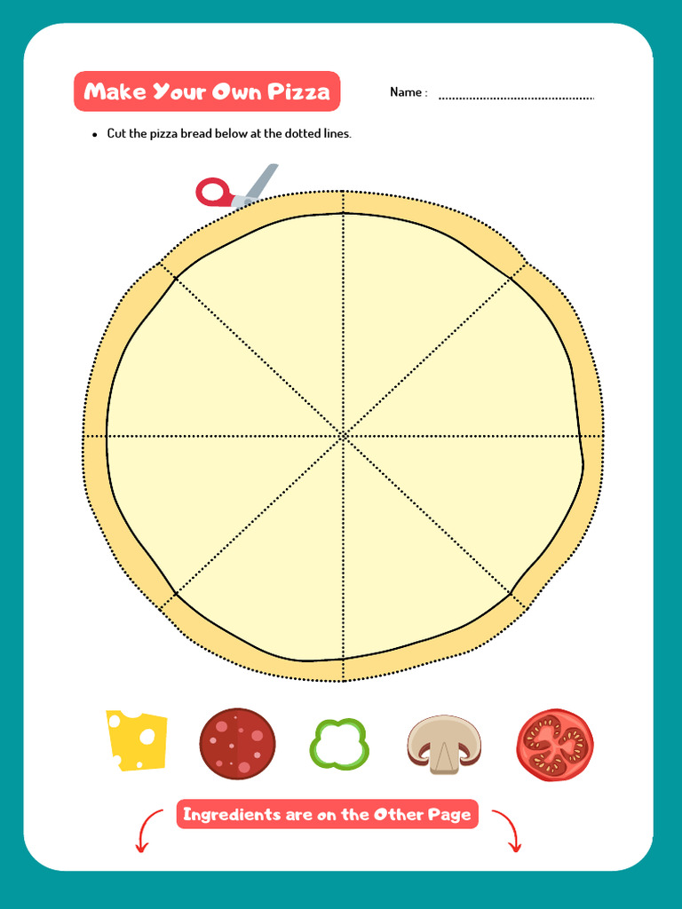 Make Your Own Pizza Activity | PDF