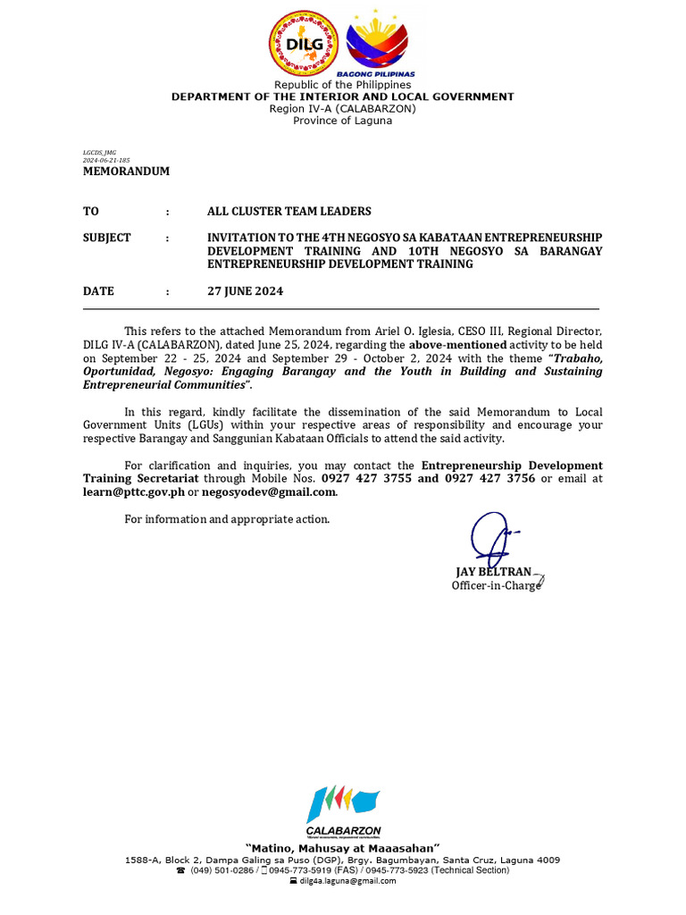 invitation-to-the-4th-negosyo-sa-kabataan-entrepreneurship-development