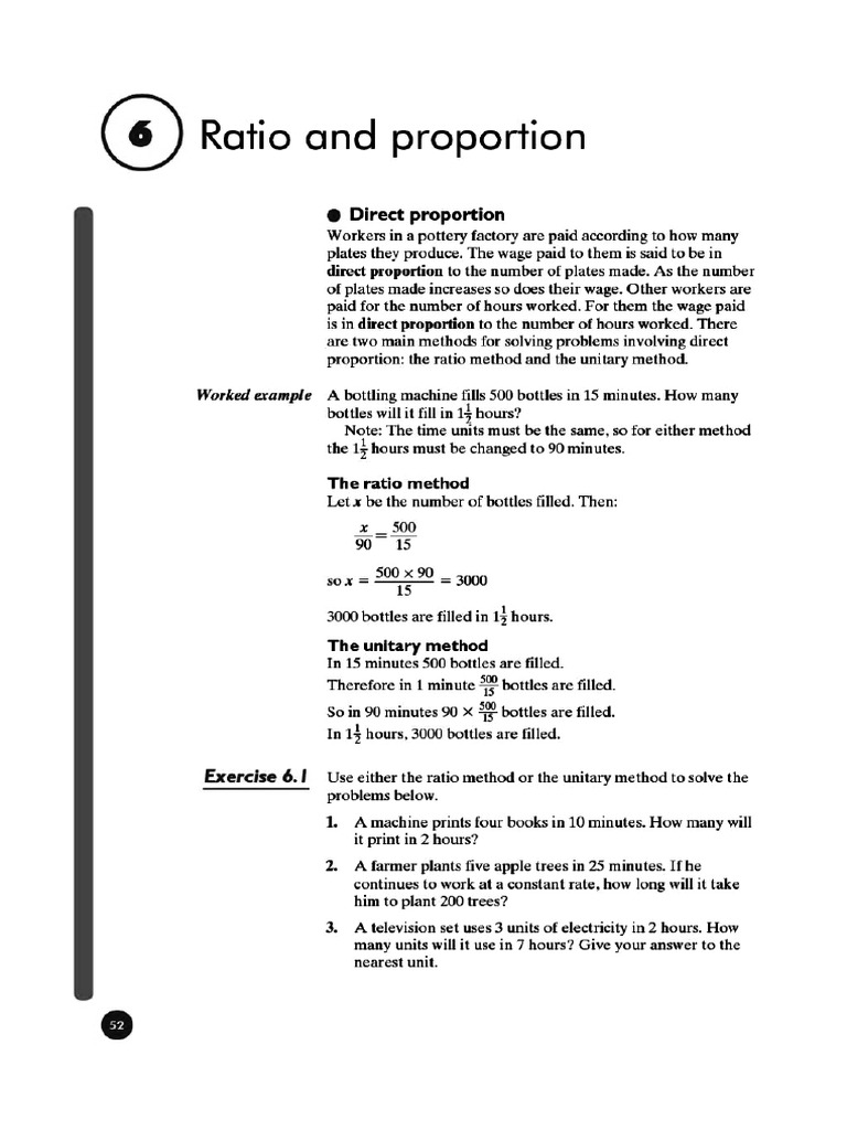 (B18) 6 - Ratio - & - Proportion | PDF