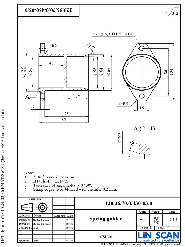 120.36.70.0 - 430-03.0 Spring Guider | PDF