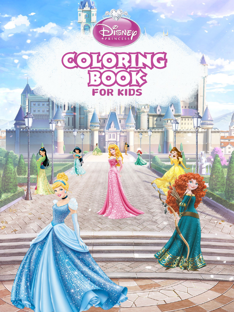 Disney Princesses Coloring Book | PDF