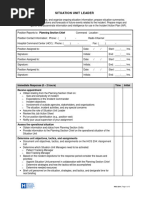 Hics 207 - Organization Chart | PDF | Patient | Emergency Department
