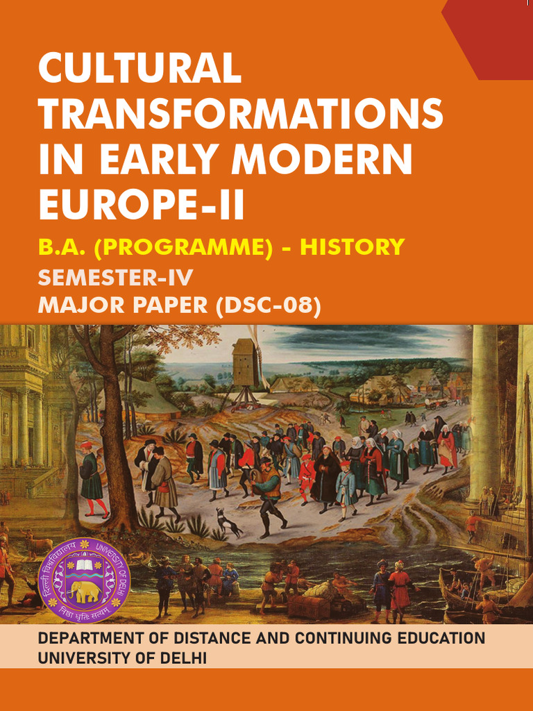 Cultural Transformations in Early Modern Europe | PDF | Science | Tycho ...
