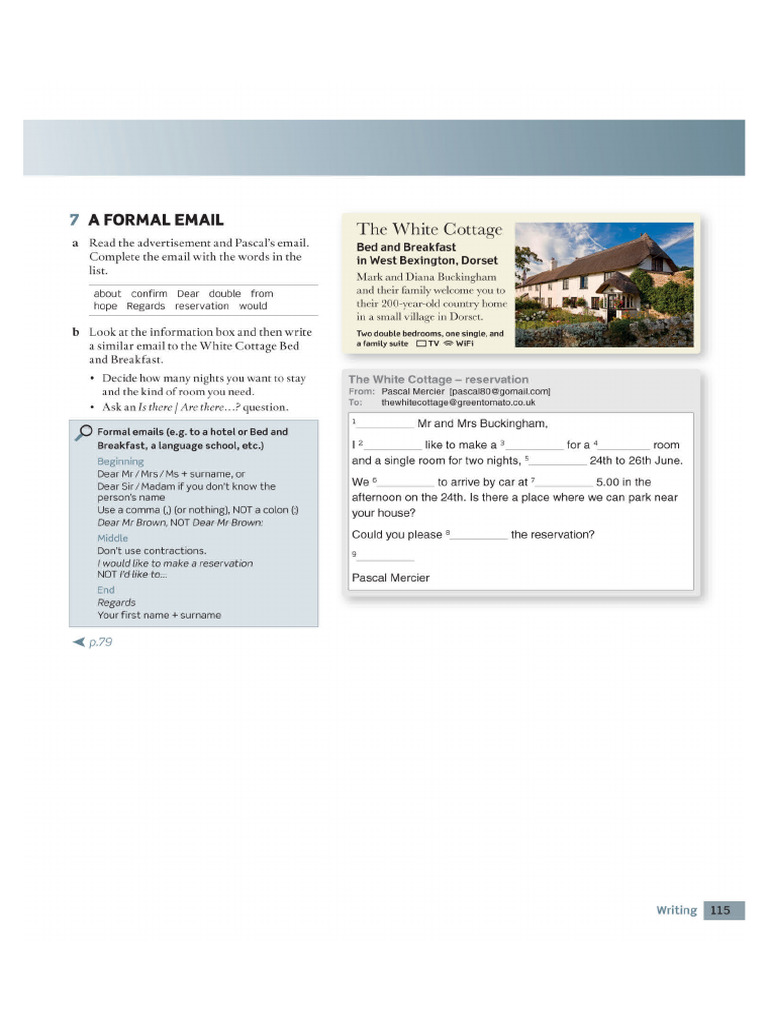 Wiritng Formal Mail | PDF