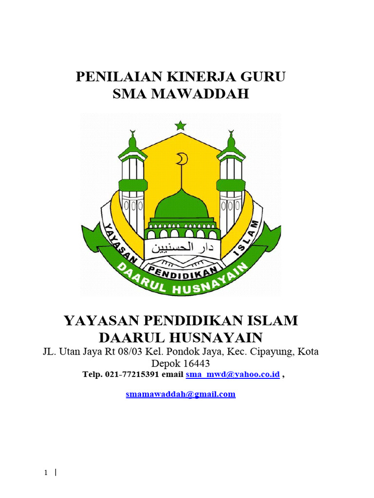 6 contoh program supervisi dan pk guru pdf