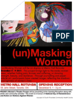 (UN) Masking Women Showing at Metro Hall Poster Nov 17 11 PDF