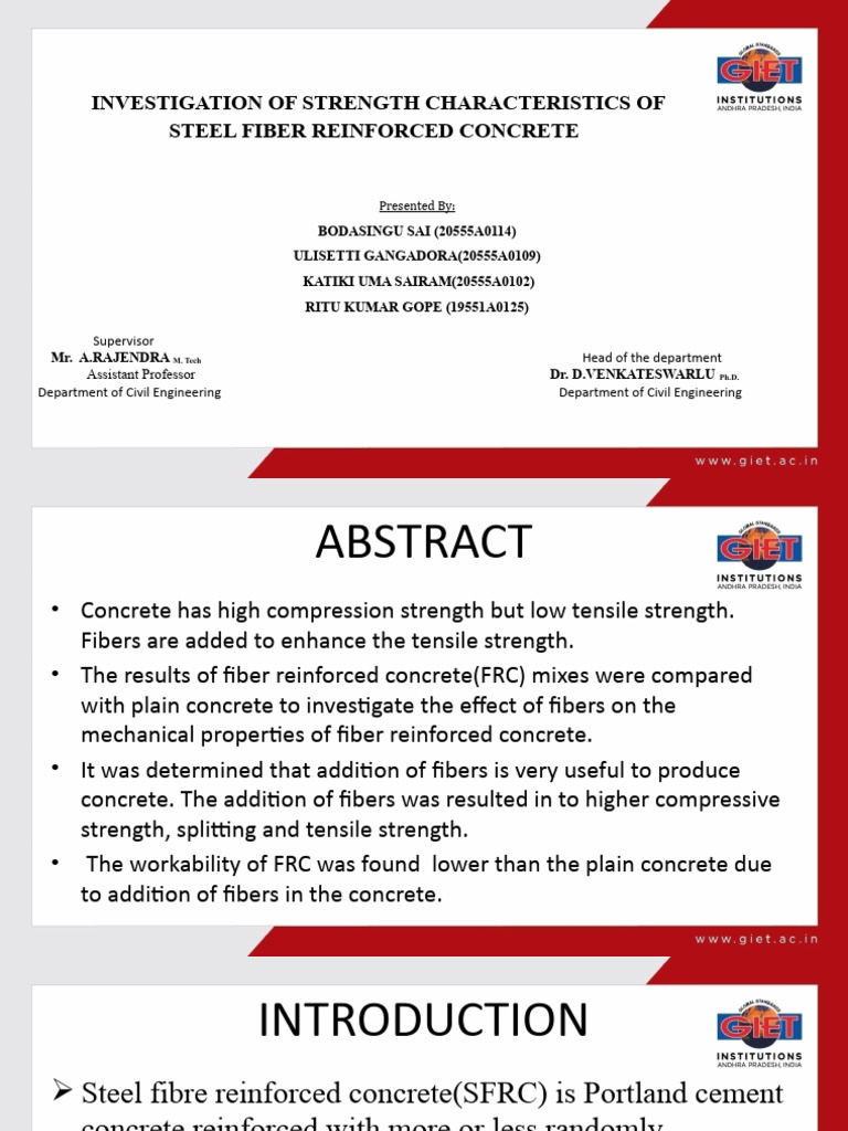 SFRC | PDF | Concrete | Reinforced Concrete