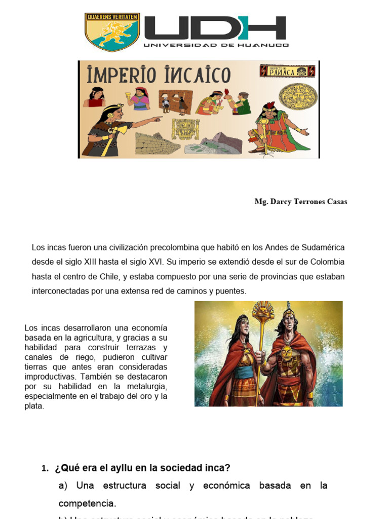 Organización Social del Imperio Incaico | PDF | Imperio Inca