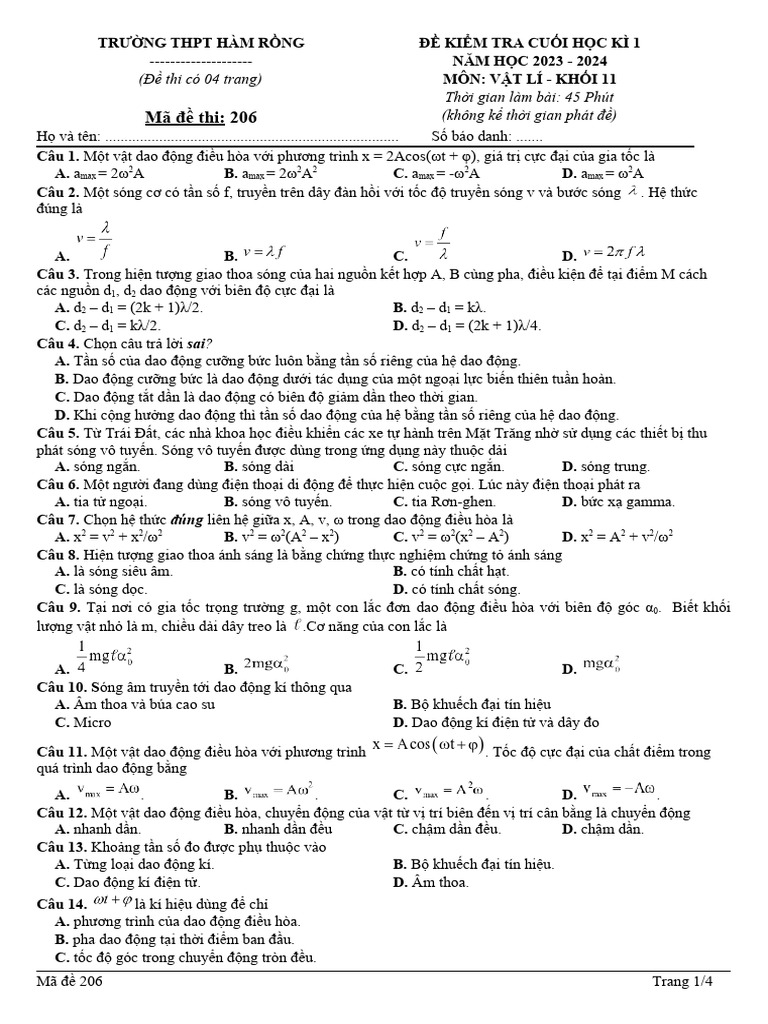 Ma de 206 | PDF