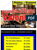 Votación en Diputados