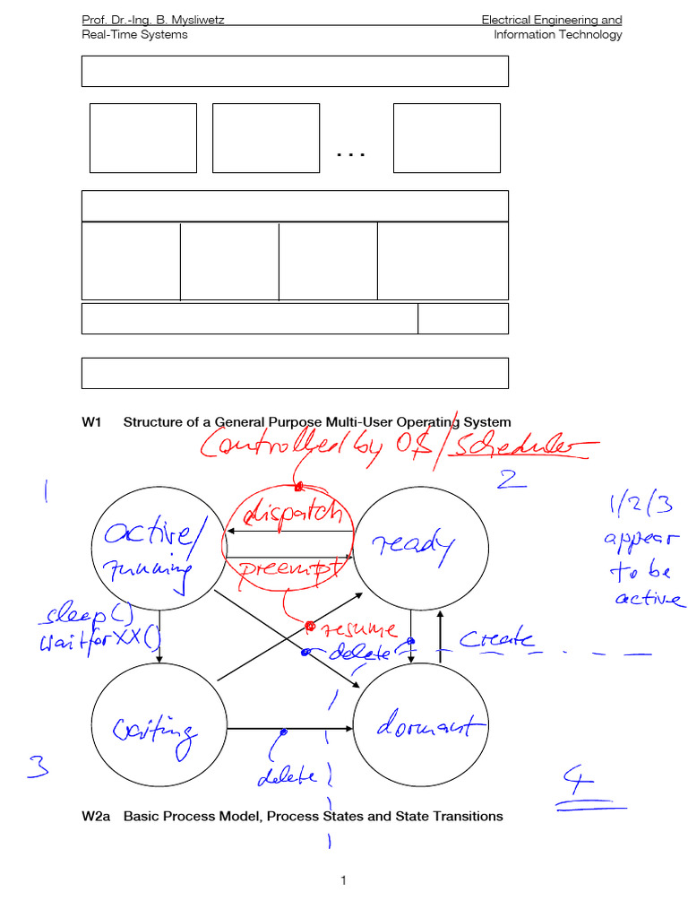 3 RTSys SS2024 Lecture7+8 WorkSheets 240513 W Notes | PDF | Real Time ...