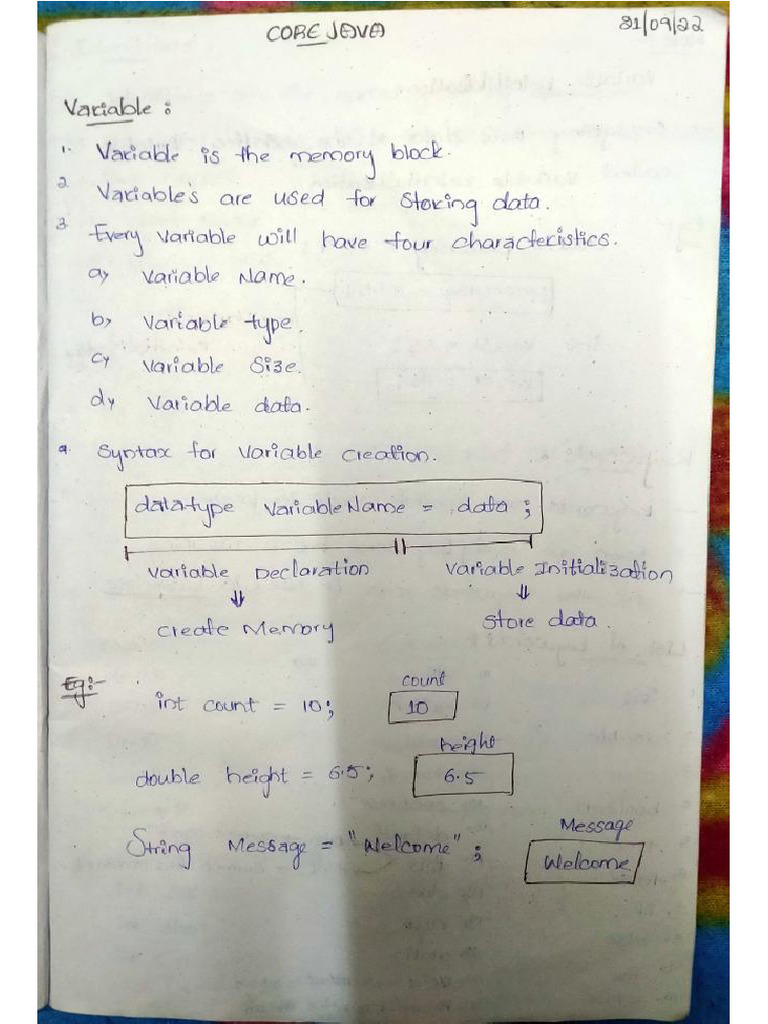Core Java Notes | PDF