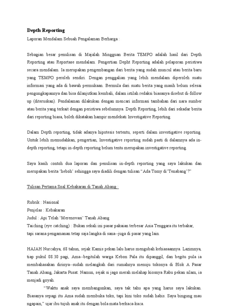 Contoh Laporan Peristiwa Kebakaran Aneka Macam Contoh