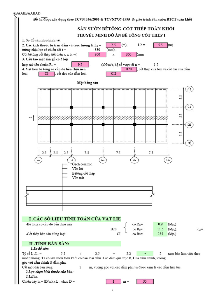 Excel Auto Do An BTCT 1 | PDF