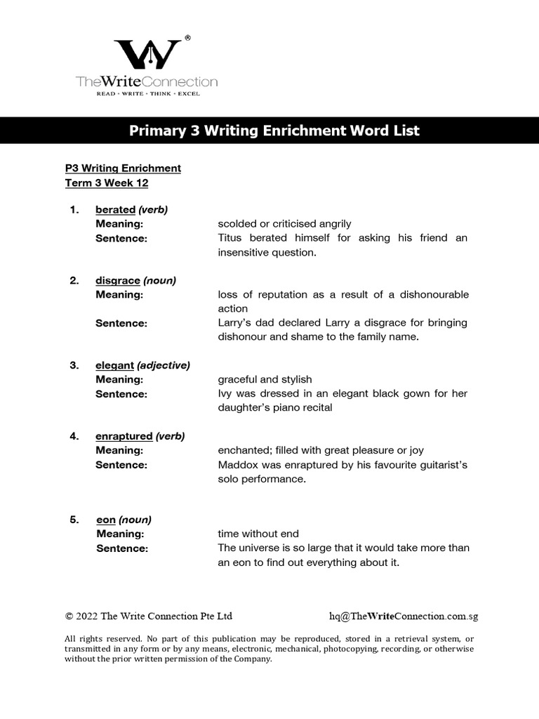 Worksheet P3 With Voc Pdf Semantic Units Linguistic Typology