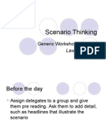 Scenario Thinking: Generic Workshop Template