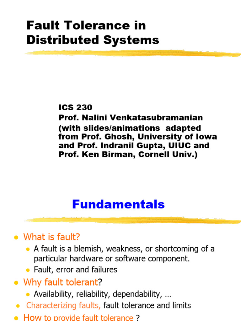 Distrsyslectureset7 Win20 | PDF | Error Detection And Correction ...
