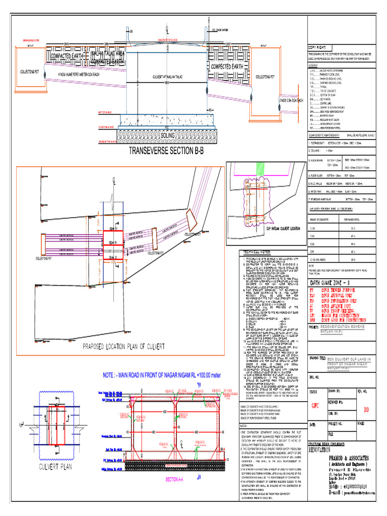 Gold Complex Culvert Design by Lokesh | PDF | Concrete | Building ...