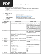 Grade 8 Lesson Plan: Relations & Functions | PDF | Function ...