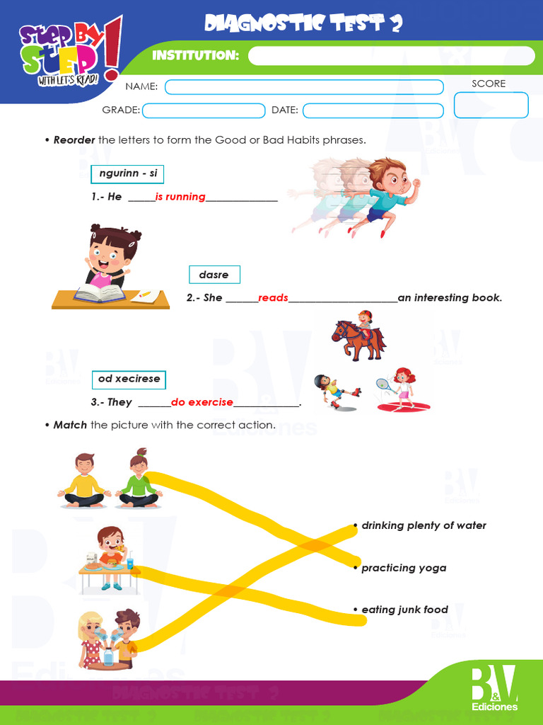 Step by Step English Workbook 2 | PDF | Foods | Sock