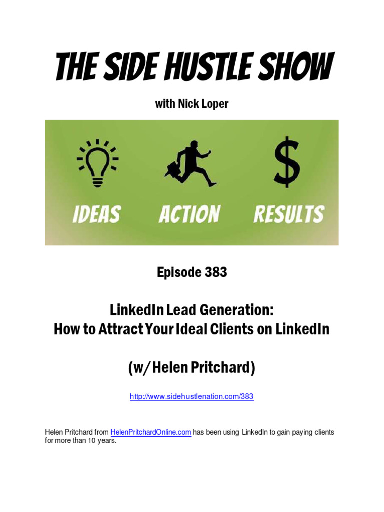 Linkedin Lead Generation How To Attract Your Ideal Clients On Linkedin ...