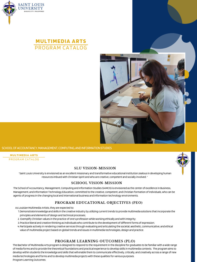 Multimedia Arts Program Catalog SLU | PDF | Multimedia | Academic Degree