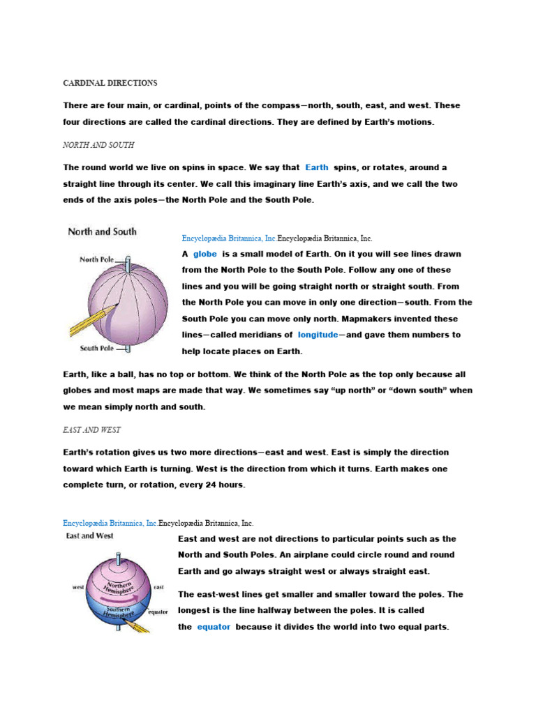 Objectives of Studying Maps Part 2 | PDF | Equator | Sphere