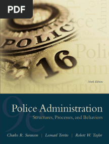 Police Administration Structures, Processes, and Behavior